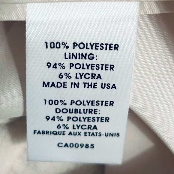 NWT Size 2 NANETTE LEPORE Elegant Cream Ruched Dress Bow Short Designer Ivory XS - Picture 14 of 14